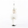 Pleaser FLAMINGO-808FUR White Fur High Heels Pole Shoes