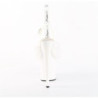 Pleaser FLAMINGO-808FUR White Fur High Heels Pole Shoes