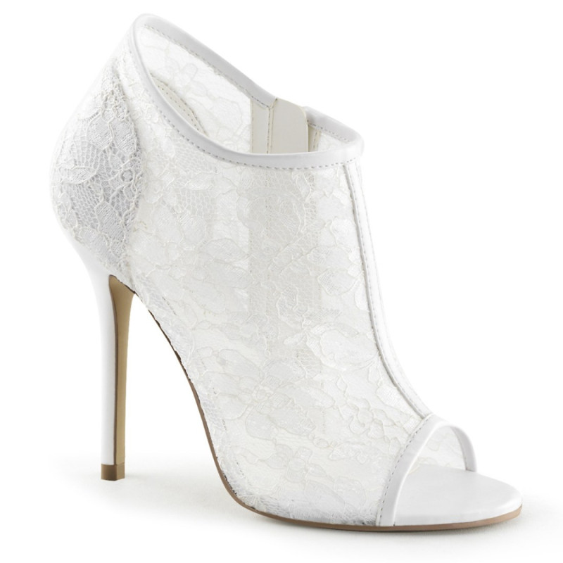 Fabulicious AMUSE-56 Ivory Lace Mesh Sale Women Fabulicious AMUSE-56 Ivory Lace Mesh Sale Women
