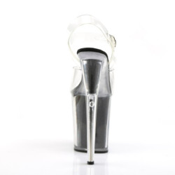 Pleaser FLAMINGO-808G Black Glitter High Heels Pole Shoes