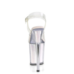Pleaser FLAMINGO-808G Opal Glitter High Heels Pole Shoes