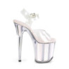 Pleaser FLAMINGO-808G Opal Glitter High Heels Pole Shoes