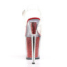 Pleaser FLAMINGO-808G Red Glitter High Heels Pole Shoes