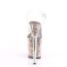 Pleaser FLAMINGO-808G Gold Glitter High Heels Pole Shoes