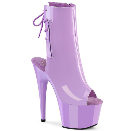 Pleaser ADORE-1018 Lavender Patent Women Ankle Boots
