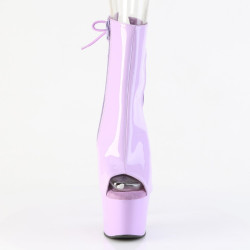 Pleaser ADORE-1018 Lavender Patent Women Ankle Boots