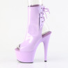 Pleaser ADORE-1018 Lavender Patent Women Ankle Boots