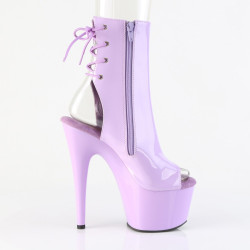 Pleaser ADORE-1018 Lavender Patent Women Ankle Boots