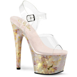 Pleaser ADORE-708MB Marble Platform High Heeled Sandals