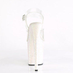Pleaser FLAMINGO-808LG Opal Exotic High Heels Pole Shoes
