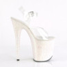 Pleaser FLAMINGO-808LG Opal Exotic High Heels Pole Shoes