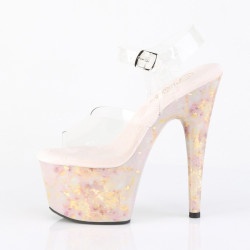 Pleaser ADORE-708MB Marble Platform High Heeled Sandals