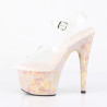 Pleaser ADORE-708MB Marble Platform High Heeled Sandals