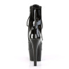 Pleaser ASPIRE-1020 Black Patent Ankle High Boots Women
