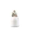 Demonia ASHES-33 White Vegan Leather Sale Women