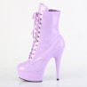 Pleaser DELIGHT-1020 Lavender Patent Heeled Ankle Boots