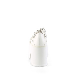 Demonia ASHES-33 White Vegan Leather Sale Women