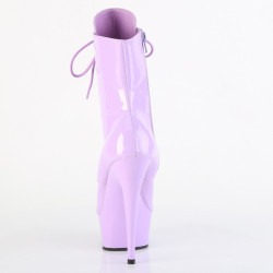 Pleaser DELIGHT-1020 Lavender Patent Heeled Ankle Boots