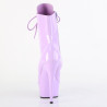 Pleaser DELIGHT-1020 Lavender Patent Heeled Ankle Boots