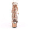 Pleaser ADORE-1020SQ Rose Gold Silver Sequins Sale Women