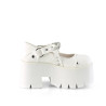 Demonia ASHES-33 White Vegan Leather Sale Women