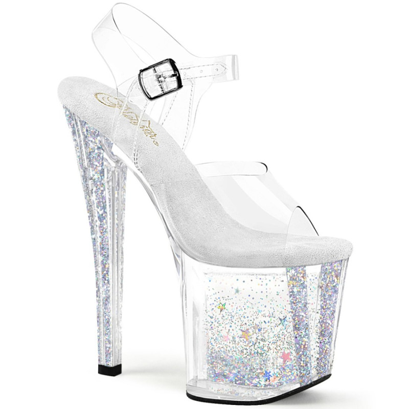 Pleaser ENCHANT-708-04 Floating Glitter Platform High Heel Pleaser ENCHANT-708-04 Floating Glitter Platform High Heel