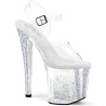 Pleaser ENCHANT-708-04 Floating Glitter Platform High Heel