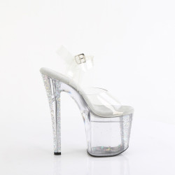 Pleaser ENCHANT-708-04 Floating Glitter Platform High Heel