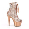Pleaser ADORE-1020SQ Rose Gold Silver Sequins Sale Women