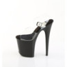 Pleaser FLAMINGO-808PREM Black Exotic High Heels Pole Dance