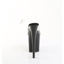 Pleaser FLAMINGO-808PREM Black Exotic High Heels Pole Dance
