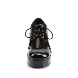 Funtasma PIMP-02 Black Patent 70s Disco Shoes Men