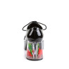 Funtasma PIMP-02 Black Patent 70s Disco Shoes Men