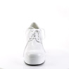 Funtasma PIMP-02 White Patent 70s Disco Shoes Men