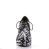 Funtasma PIMP-02 Zebra Fur 70s Disco Shoes Men
