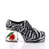 Funtasma PIMP-02 Zebra Fur 70s Disco Shoes Men