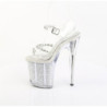 Pleaser FLAMINGO-808PREM-STN Glitter Pole Dance High Heels
