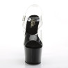 Pleaser SKY-308CRS Silver Strass Heeled Pole Dance Shoes
