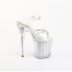 Pleaser FLAMINGO-808PREM-STN Glitter Pole Dance High Heels