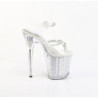 Pleaser FLAMINGO-808PREM-STN Glitter Pole Dance High Heels