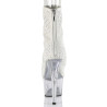 Pleaser ADORE-1031GM White Fabric Strass Transparent