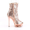 Pleaser BLONDIE-R-1008 Rose Gold Sequins Chrome Sale