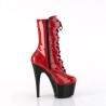 Pleaser ADORE-1046TT Red Hologram Patent Black Sale