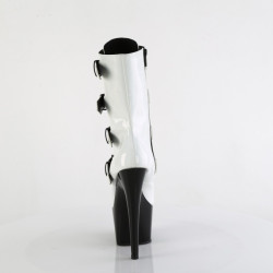 Pleaser ADORE-1046TT White Hologram Patent Black Sale