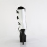 Pleaser ADORE-1046TT White Hologram Patent Black Sale
