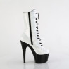 Pleaser ADORE-1046TT White Hologram Patent Black Sale