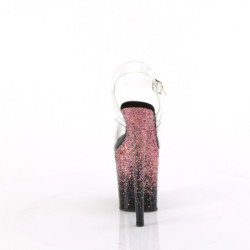 Pleaser FLAMINGO-808SS Black Pink Exotic Pole Heels
