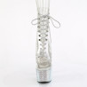 Pleaser BEJEWELED-1021C-7 Transparent Strass Silver
