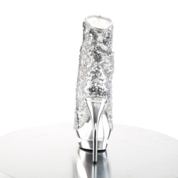 Pleaser BLONDIE-R-1008 Silver Sequins Chrome Sale Women