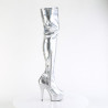 Pleaser DELIGHT-3000HWR Silver Hologram Sale Women